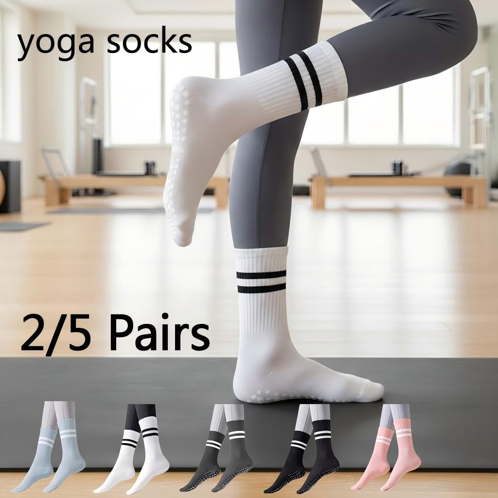 Fitness Yoga Pilates - 여성용 논슬립 요가 양말, 그립감 있는