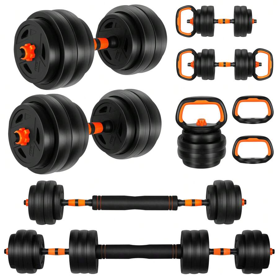 Kettlebell - 20Lbs 조절 가능한 덤벨 세트, 4-in-1