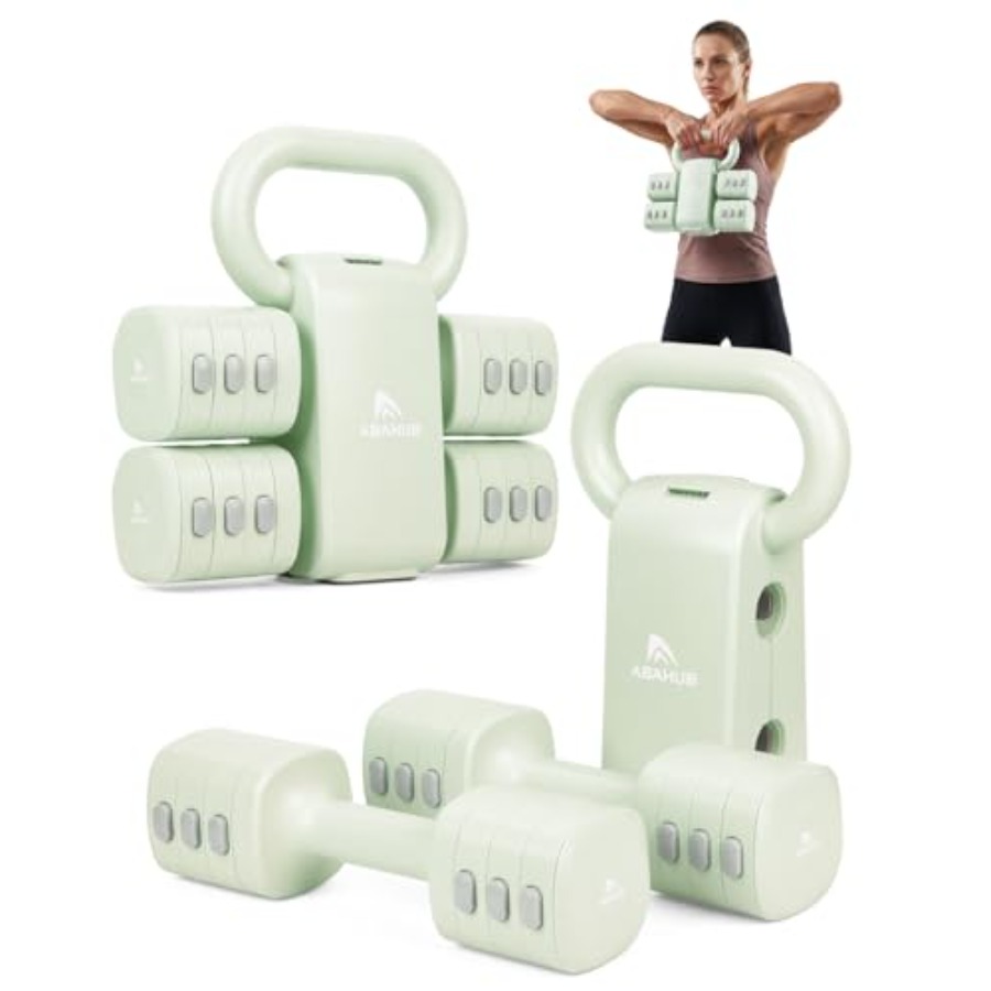 Kettlebell - 홈짐 덤벨 세트: 4-in-1 조절 가능한