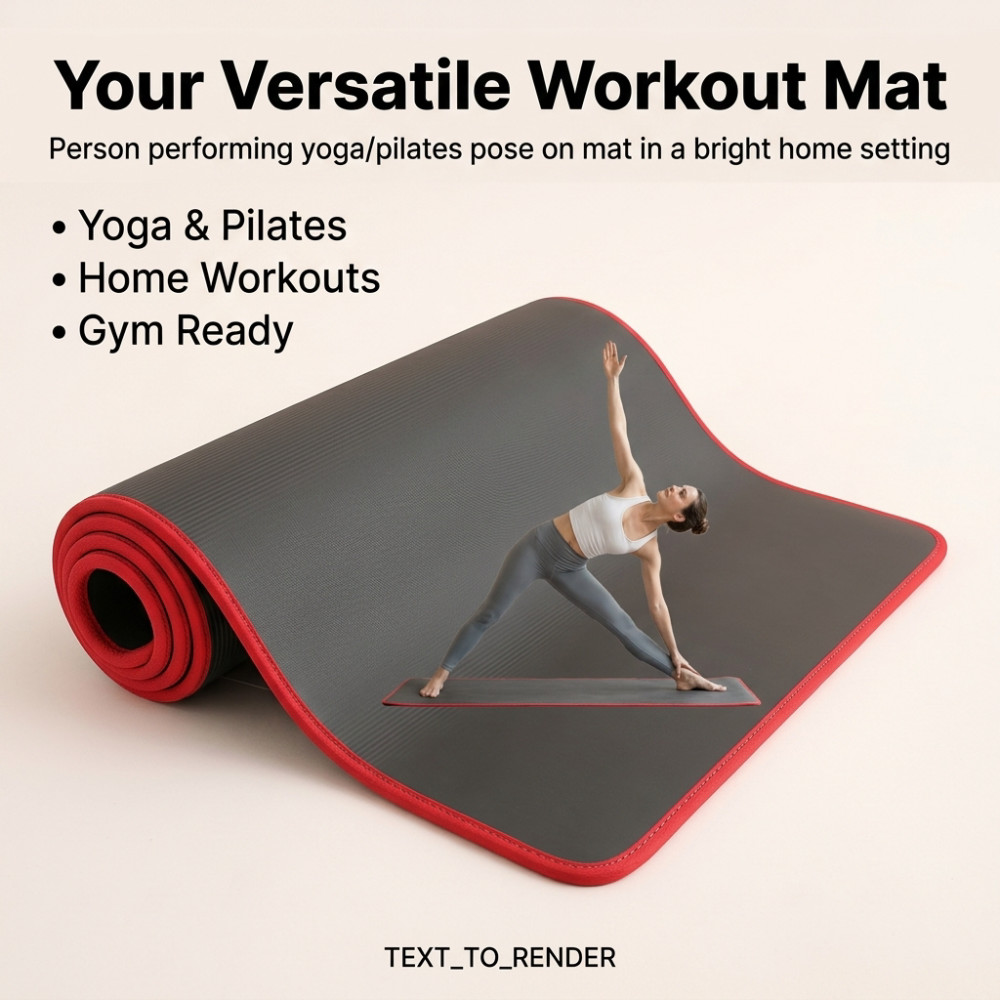 Yoga Fitness World - 10MM 엑스트라 두꺼운 요가 매트 고품질