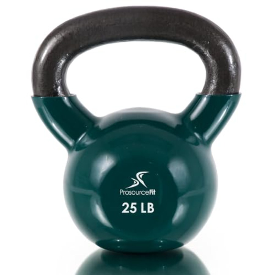 비닐 코팅 주철 케틀벨, 전신 피트니스 운동용, 블랙  - Kettlebell 리뷰 및 가격