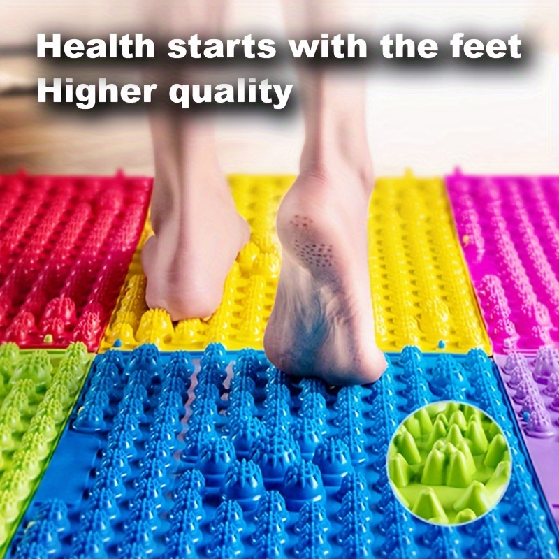 발 마사지 쿠션 침술 쿠션 발 반사 요법 워킹 패드 발 - Yoga Fitness Mat 리뷰 및 가격
