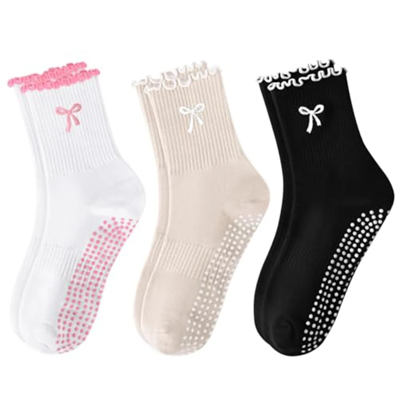 프로페셔널 요가 양말, 면 스트랩 실리콘 미끄럼 방지  - Fitness Yoga Pilates 리뷰 및 가격
