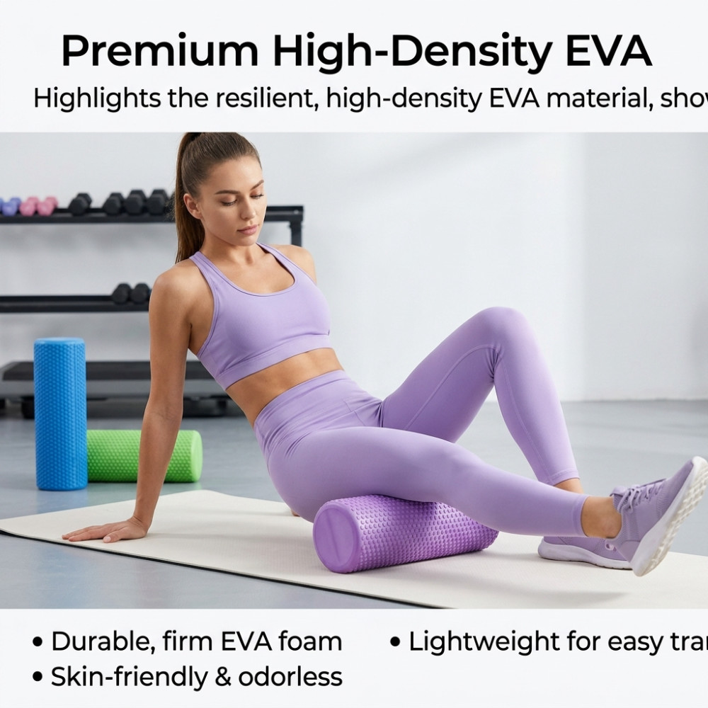 30/45CM 요가 폼 롤러 고밀도 EVA 근육 롤러  - Yoga Fitness World 리뷰 및 가격
