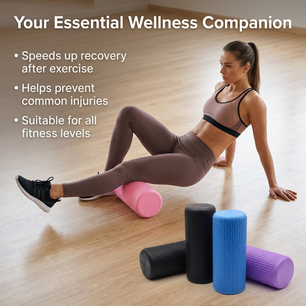 30/45CM 요가 폼 롤러 고밀도 EVA 근육 롤러  - Yoga Fitness World 리뷰 및 가격