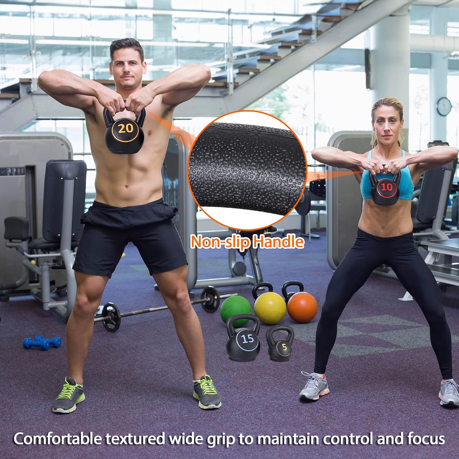 홈 HIIT 운동 4피스 케틀벨 웨이트 세트, 색상은  - Kettlebell 리뷰 및 가격